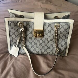 GG Supreme Padlock Tote Bag